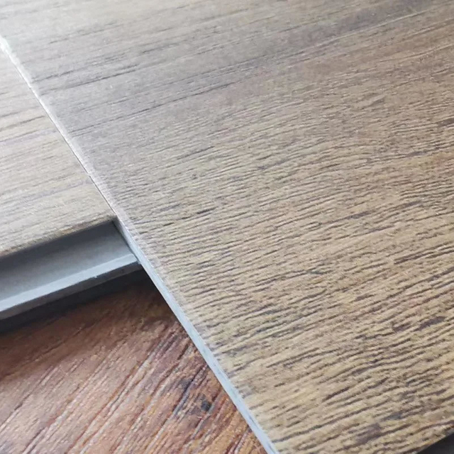 4mm Waterproof Fireproof Spc Wooden Flooring Vinyl for Decoration