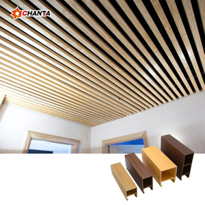 High Quality WPC Wood Plastic Composite PVC Ceiling Panel for Indoor Design Engineered