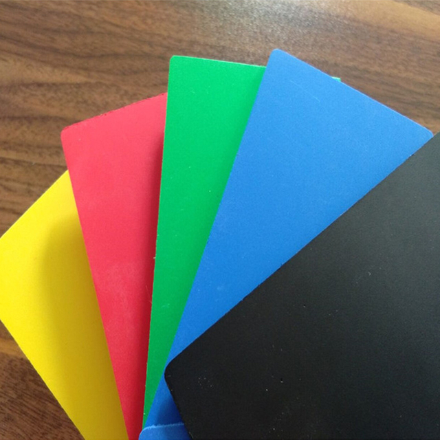 High Density Polyethylene Foam White Black PVC Plastic Sheets