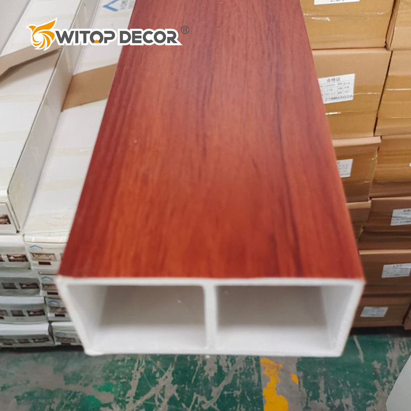 Easy Installing Wood Plastic Grey Color WPC Wall Cladding