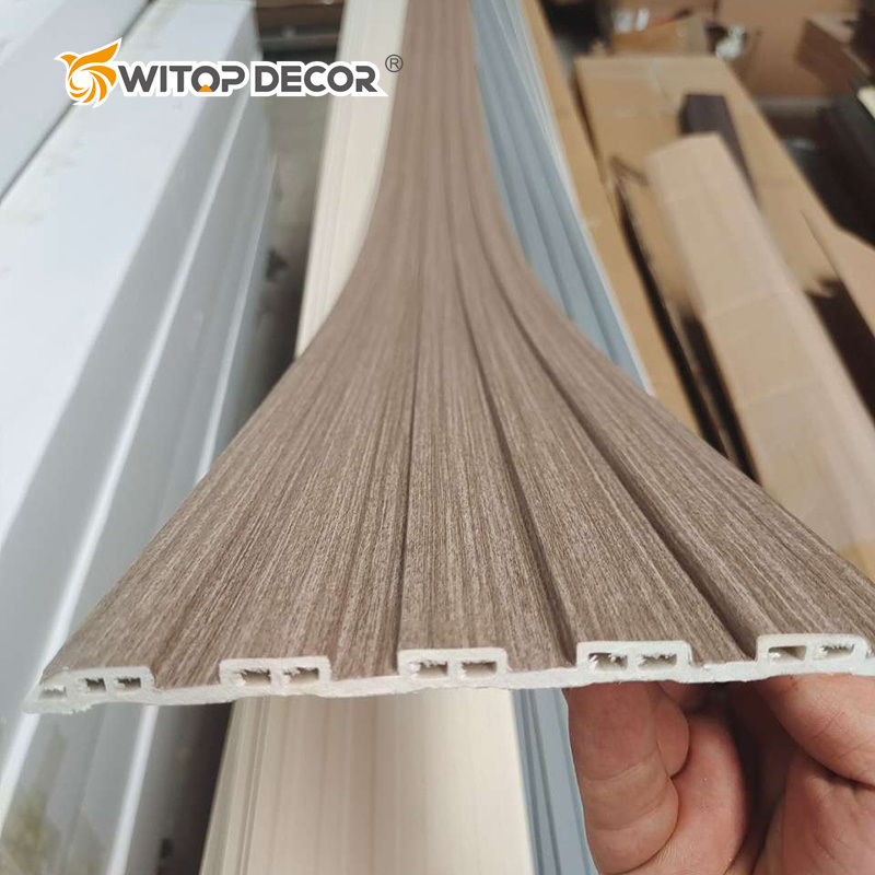 Waterproof Wood Plastic Composite WPC Wall Panel for Interior Decorative