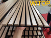 Interior Multi-Color Wood Slat Acoustic Sound-Absorbing Panel