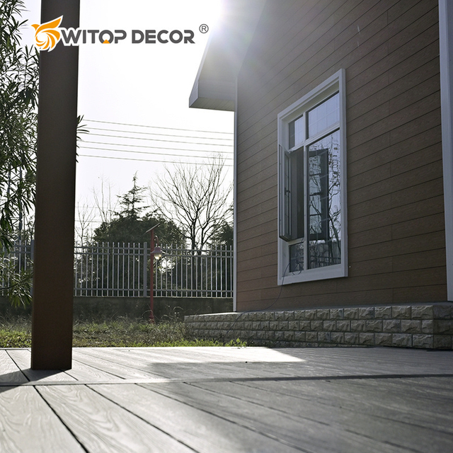 Crack Resistant Wood Plastic Composite Wall Panel WPC Cladding