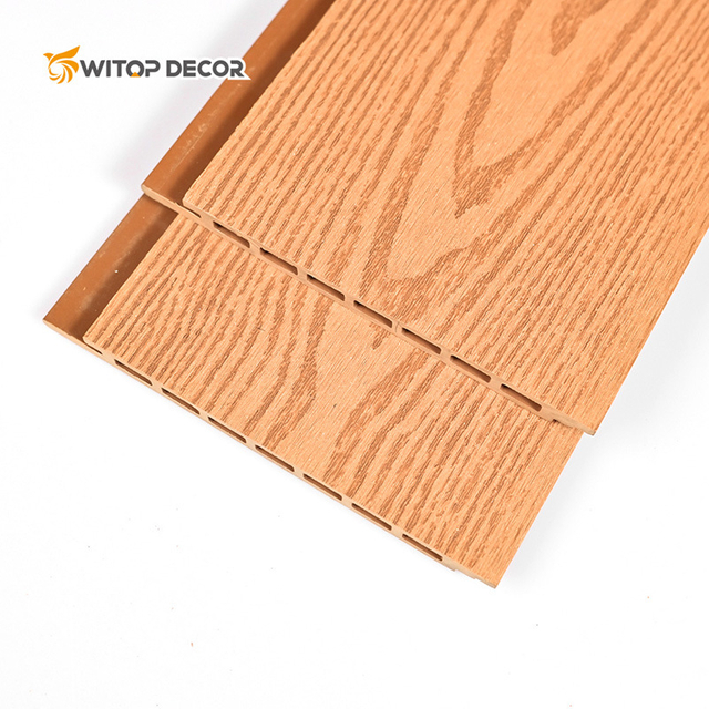 Exterior 3D Wall Cladding WPC Material House Siding