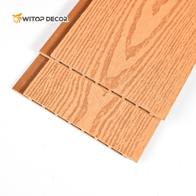 Exterior 3D Wall Cladding WPC Material House Siding