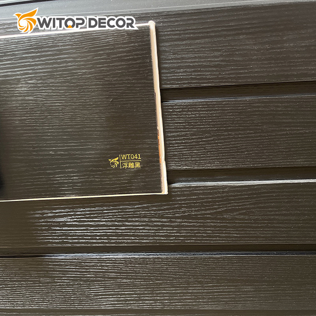 Shaped Extrusion Easy Install WPC Wall Panel