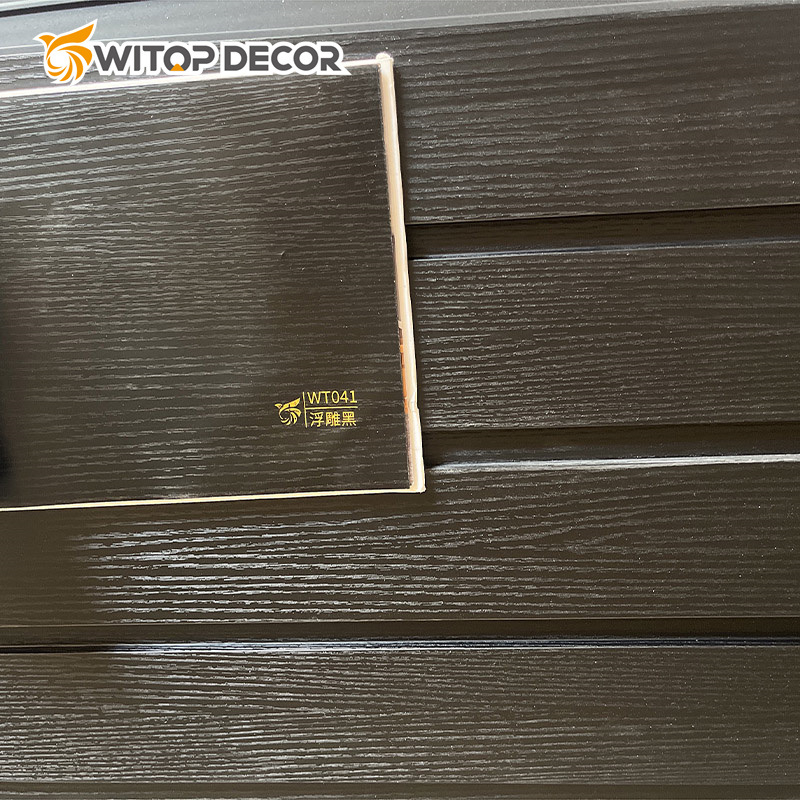Shaped Extrusion Easy Install WPC Wall Panel