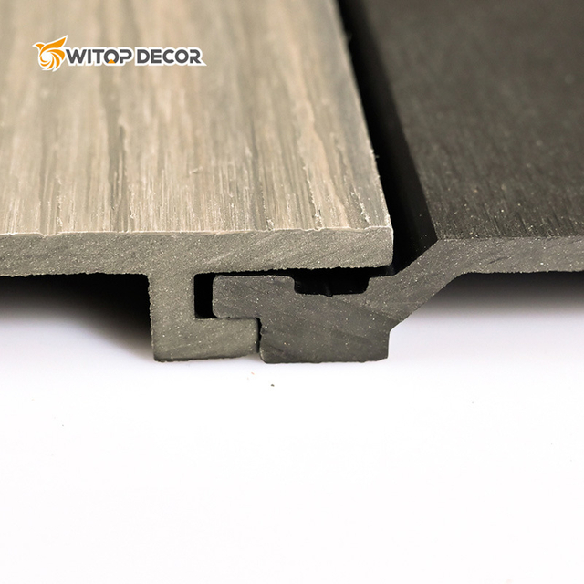 Exterior Co-Extrusion WPC Wall Panel Building Exterior Decoration