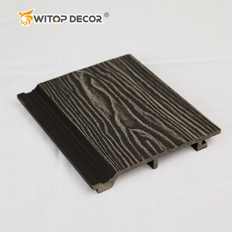 Factory Custom WPC Wall Cladding Exterior Wood Composite Wall Panel