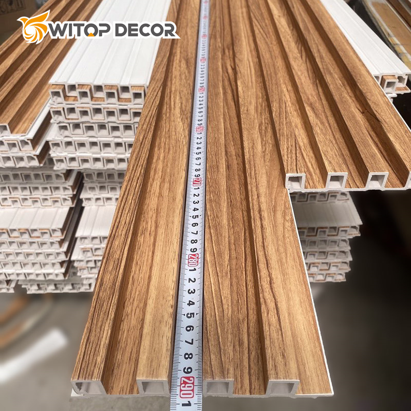 Fireproof Indoor Wood Plastic Composite WPC Wall Panel