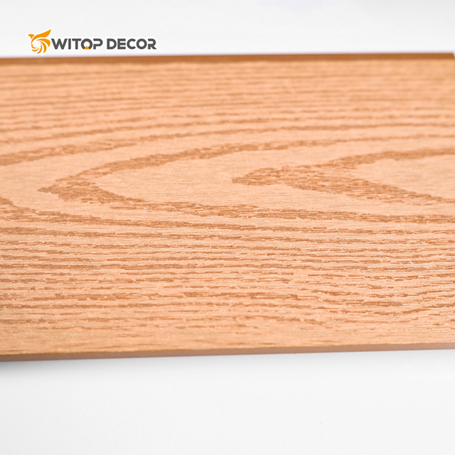 Engineered Anti UV Outdoor Waterproof 3D Embossed WPC Wall Panels