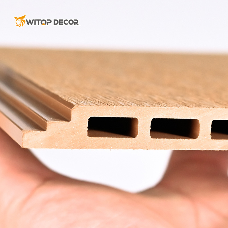 Eco-Friendly WPC Wood Plastic Panel Decorative WPC out Door Panel