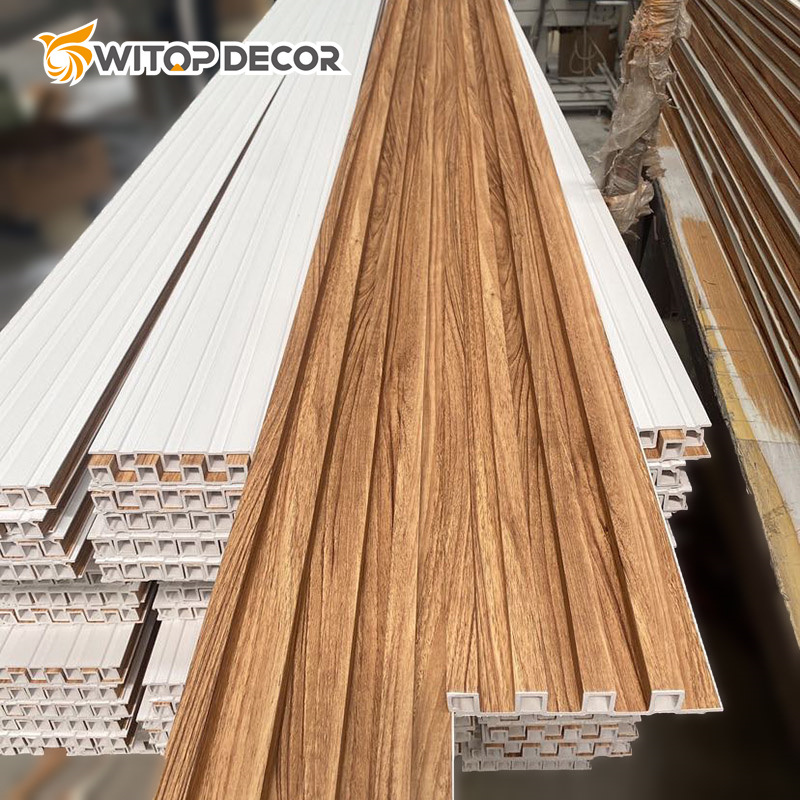 Fireproof Indoor Wood Plastic Composite WPC Wall Panel