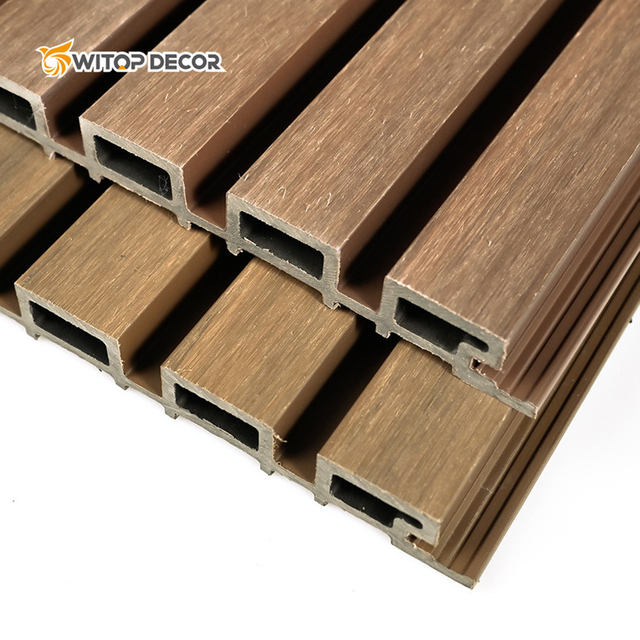 Eco Wood Friendly Waterproof Decorative Wood Design WPC Wall Panel