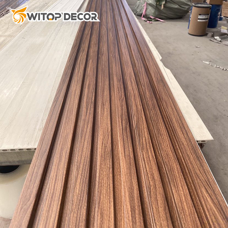 Factory Cheap Price Eco-Friendly Waterproof WPC Fluted Wall Panel