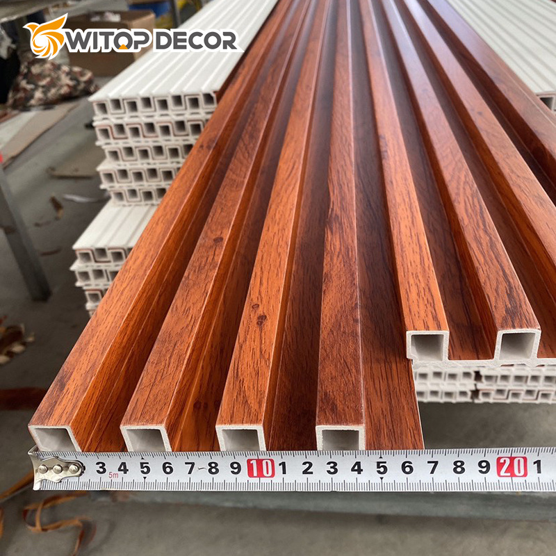Factory Cheap Price Eco-Friendly Waterproof WPC Fluted Wall Panel