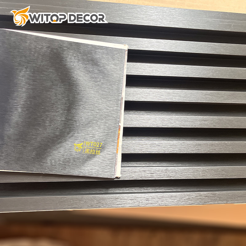 Waterproof WPC Wall Panel Grating Plate for Interior Decoration