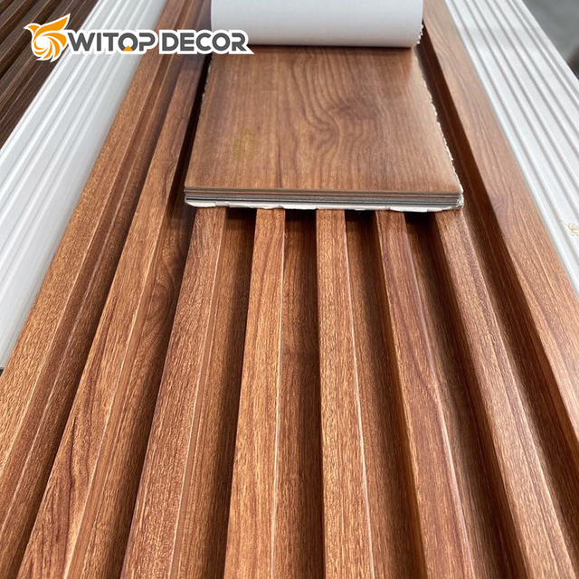 Easy Install Slat Wood Fiber WPC Wall Panel