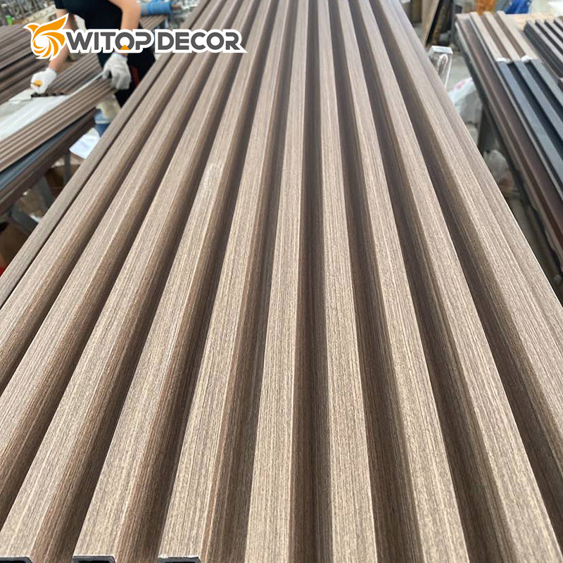 Hollow Wood 3D Design Wall Boards WPC Wall Panel