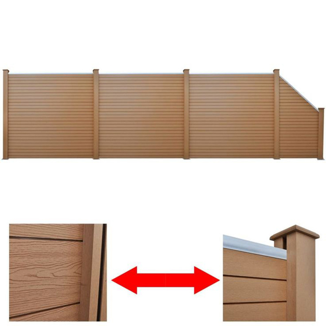 Good Quality Easy Clean WPC Decking Yard Fence