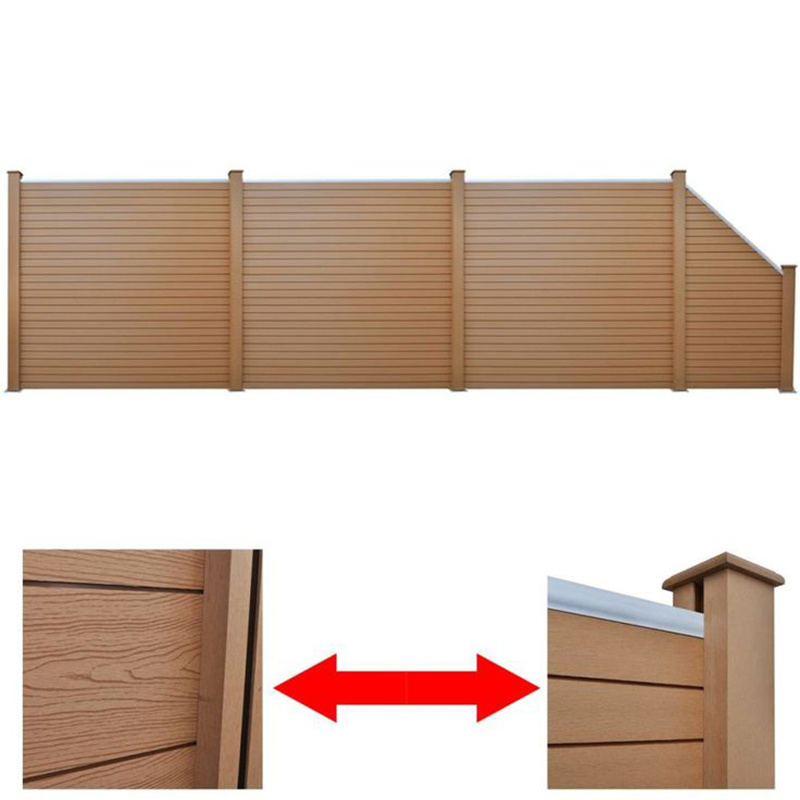 Good Quality Easy Clean WPC Decking Yard Fence