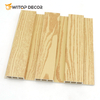 Easy Installation Wood Grain WPC Wall Panel for Interior Decoration