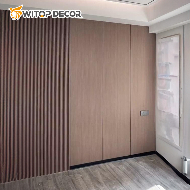 Modern House Decorative Wood Veneer Charcoal Panel Bamboo Carbon Crystal Plate Wall Cladding Panel