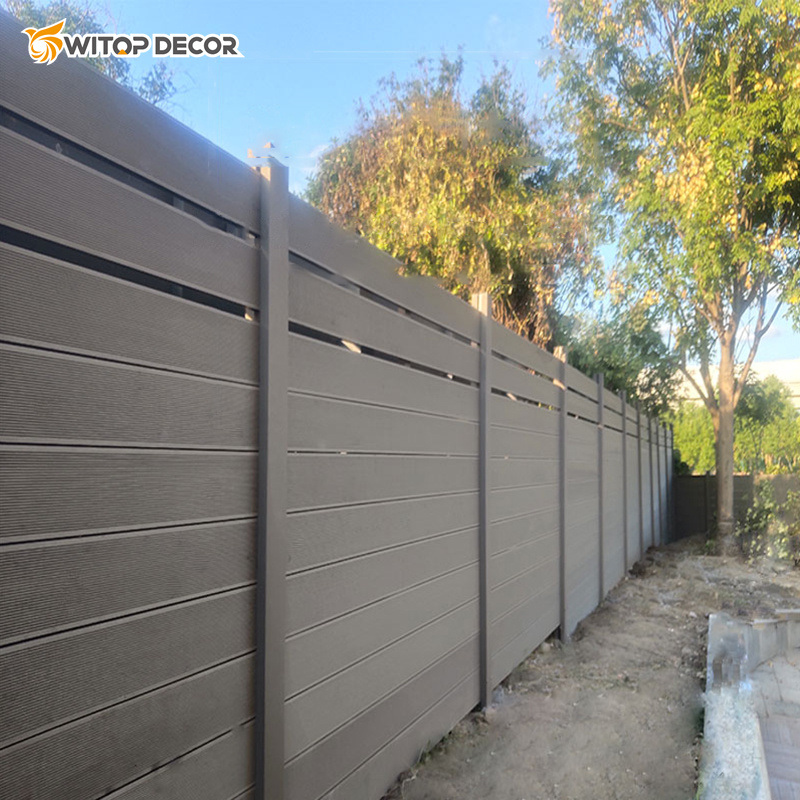 Top Quality Waterproof and Fireproof WPC Panel Privacy Fence