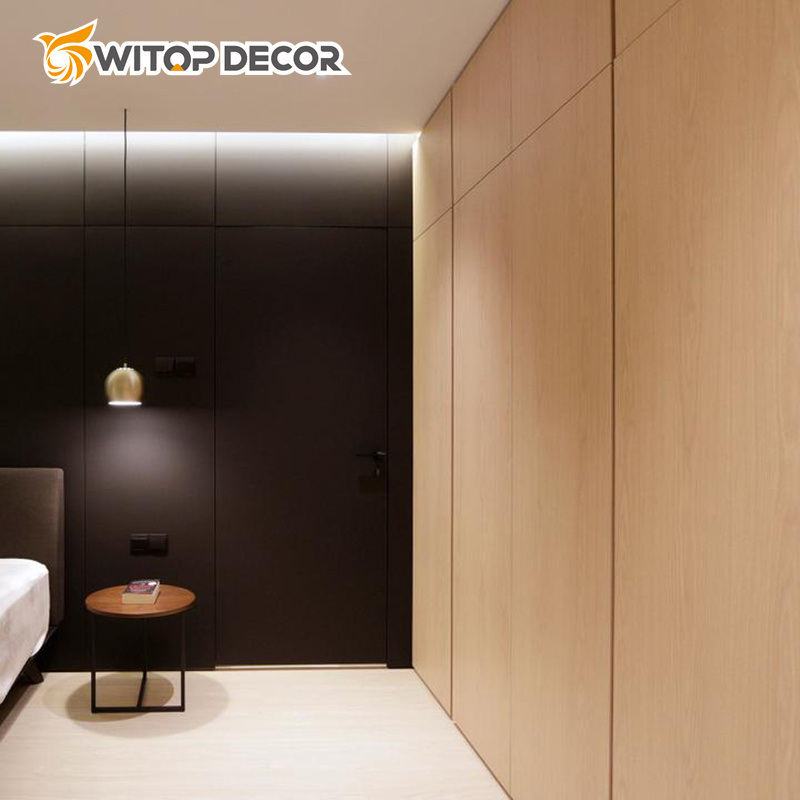 Waterproof Fire Resistance Interior Design Wood Veneer Bamboo Charcoal