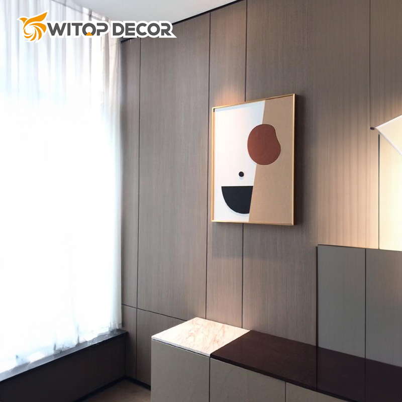 Bamboo Charcoal Decoration Factory Wood Veneer Charcoal Panel for Construction