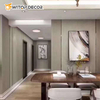 PVC Marble Mirror Wall Panel for Home Decor 5mm Metal Film Bamboo Fiber Wood Wall Panel PVC Wall Board