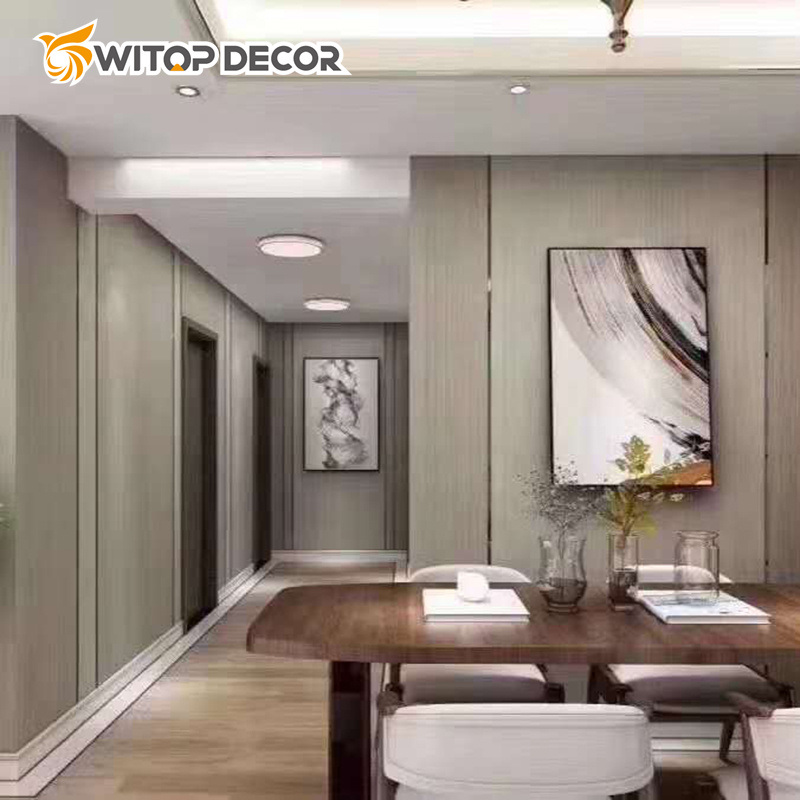 PVC Marble Mirror Wall Panel for Home Decor 5mm Metal Film Bamboo Fiber Wood Wall Panel PVC Wall Board