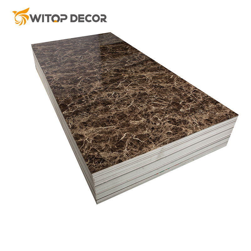 3D Design Home Decoration UV Marble Board PVC Marble Sheet for Wall