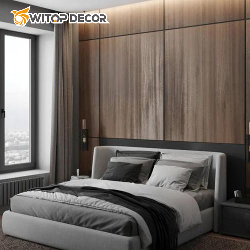 Witop WPC Building Material Bamboo Charcoal Wood Veneer