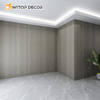 Bamboo Charcoal Wood Metal Plate Wall Panel WPC Laminated Board Decorative Carbon Crystal Wallboard