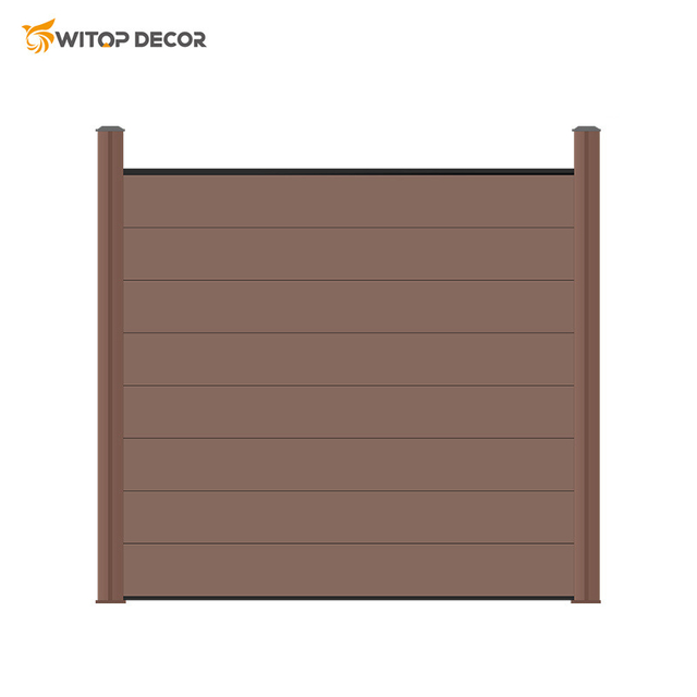 Colourful Wood Plastic Composite Outdoor Fencing