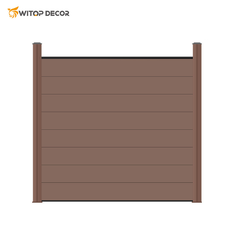 Colourful Wood Plastic Composite Outdoor Fencing
