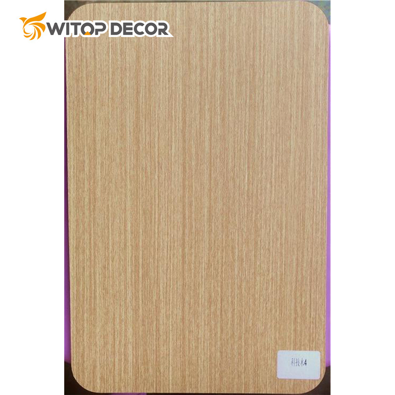 Building Material Water Ripple Wood Veneer Bamboo Charcoal Carbon Crystal Panel