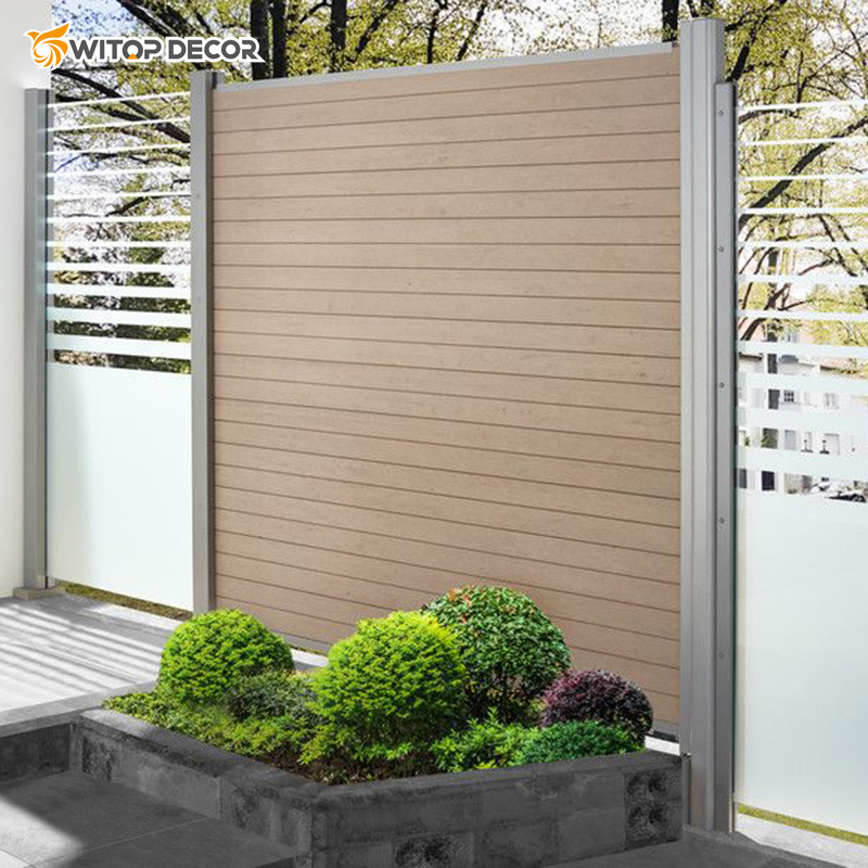 WPC Pattern Fence Extrusion Building Material UV Protection