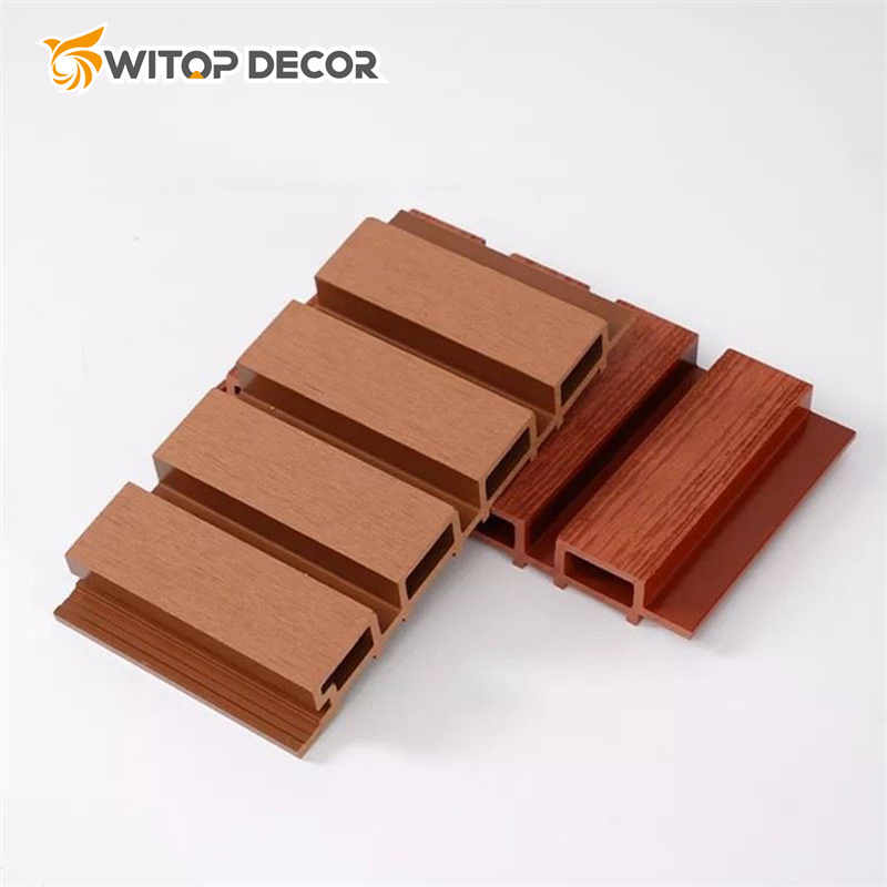 WPC Flat Wall Panel Flexible Wall Cladding Panel for Exterior Wall