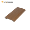 Exterior Anti-Rot Outdoor Wood Plastic Composite WPC Wall Cladding