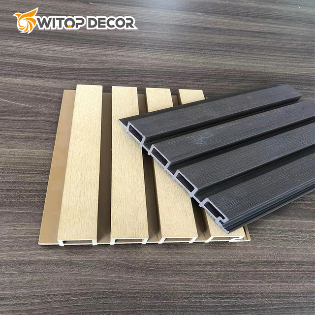 Eco- Friendly Co-Extrusion WPC Wall Cladding Composite Plastic Fence Wall Panel for Outdoor