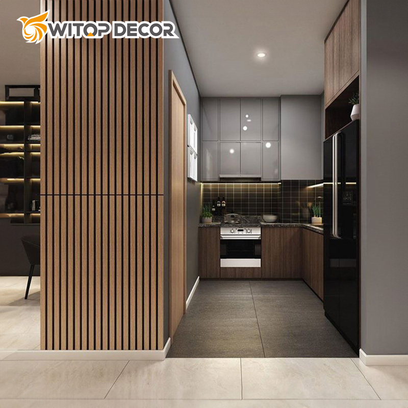 Waterproof Decorative Outdoor WPC Exterior Fluted Wall Panel WPC Wall Cladding