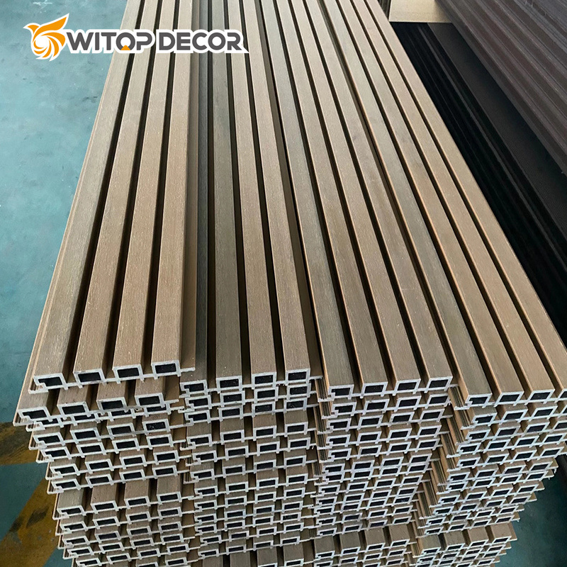 Decorative WPC Outdoor Aritificial Fire-Resistance Wood Wall Cladding