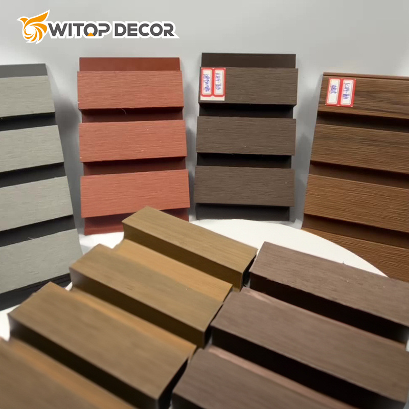 Premium Quality Wooden Laminated Wall Panel WPC Cladding Decorative Wall Panel