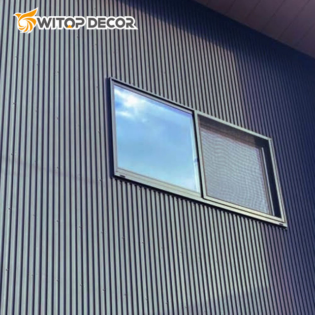 Factory Direct Supply 170 Six-Slot Wood Plastic Composite Wall Plastic Panels WPC Wall Cladding