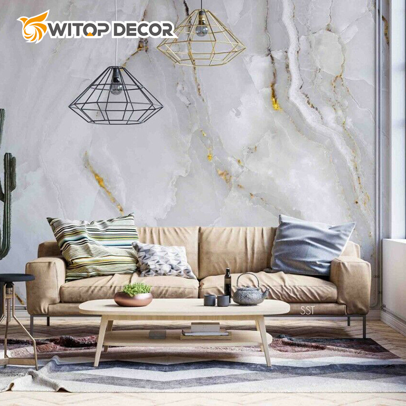 High Quality Cheap Durable Moisture-Proof UV Protection Plastic UV PVC Marble Sheet