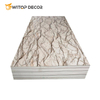 High Strength and Durability 1200*2400mm Size Artificial Stone UV Marble Sheet