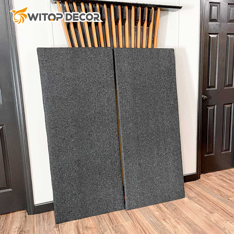 Office Eco Acoustic Wall Panels Polyester Sound Absorber Absorption Panel Board