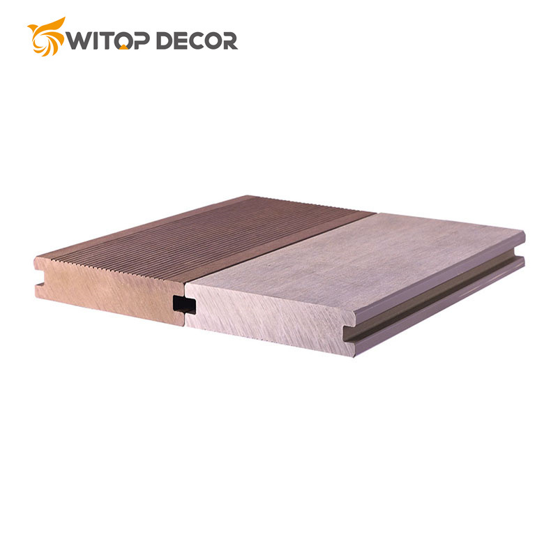 Solid Co-Extrusion WPC Decking Wood Plastic Composite Decking Outdoor